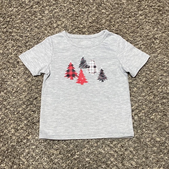 Gray Christmas Tree Shirt Size 18 Months - Picture 1 of 2